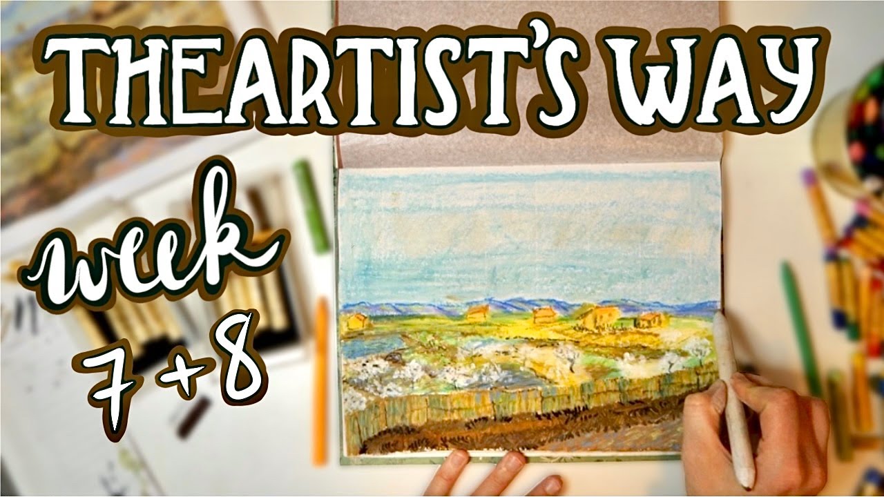 Artist's Way Vlog Week 7 & 8 | Oil Pastel Study | Snowy Winter Days