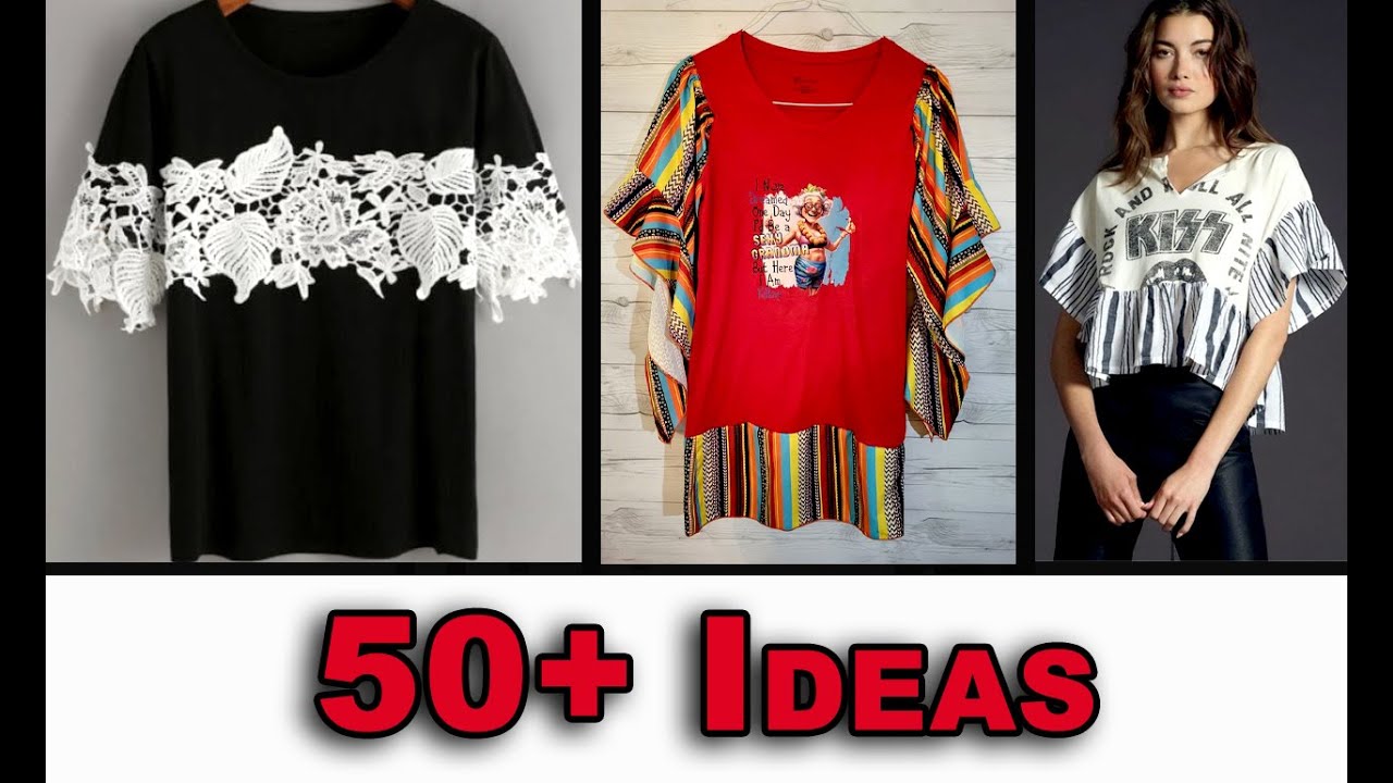 DIY: 50+ EASY Upcycled Tshirts to Inspire You