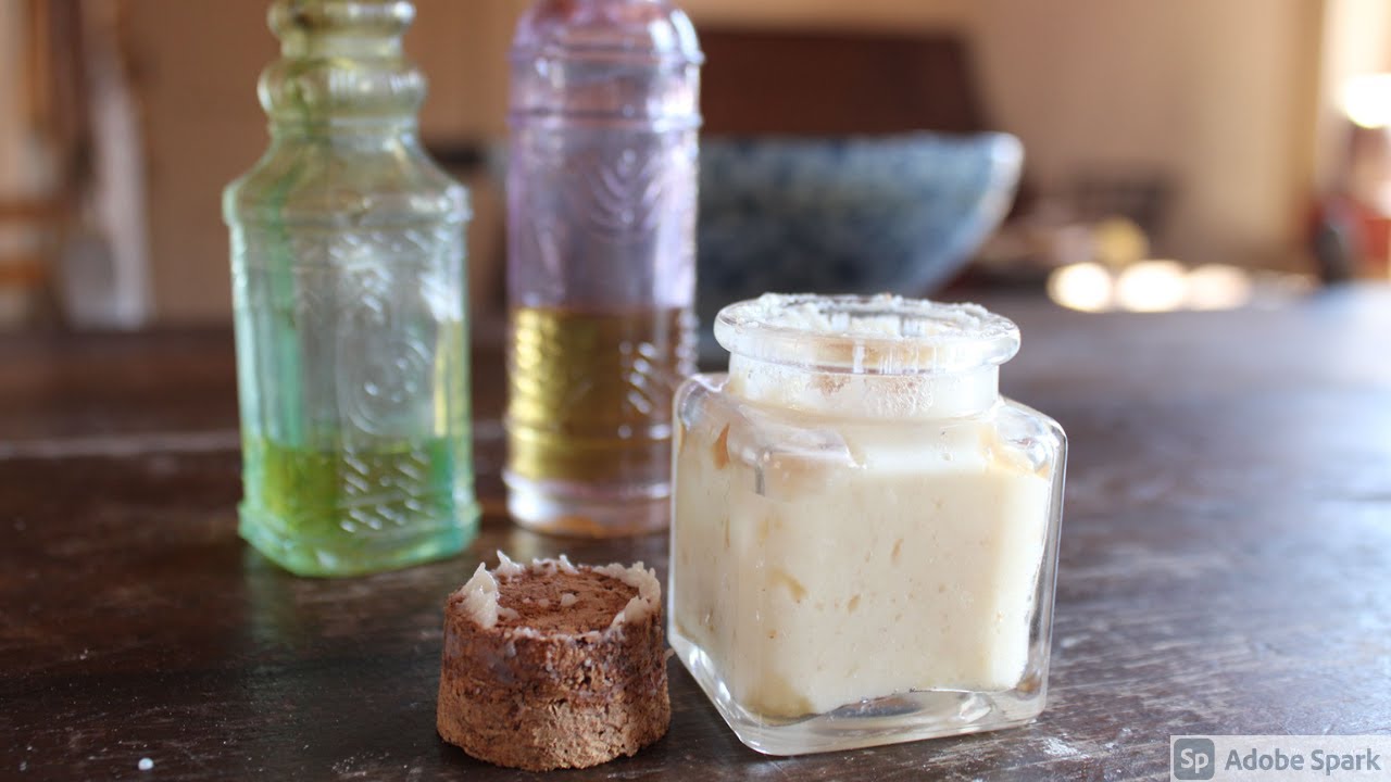 Making a Rose Cold Cream From 1833