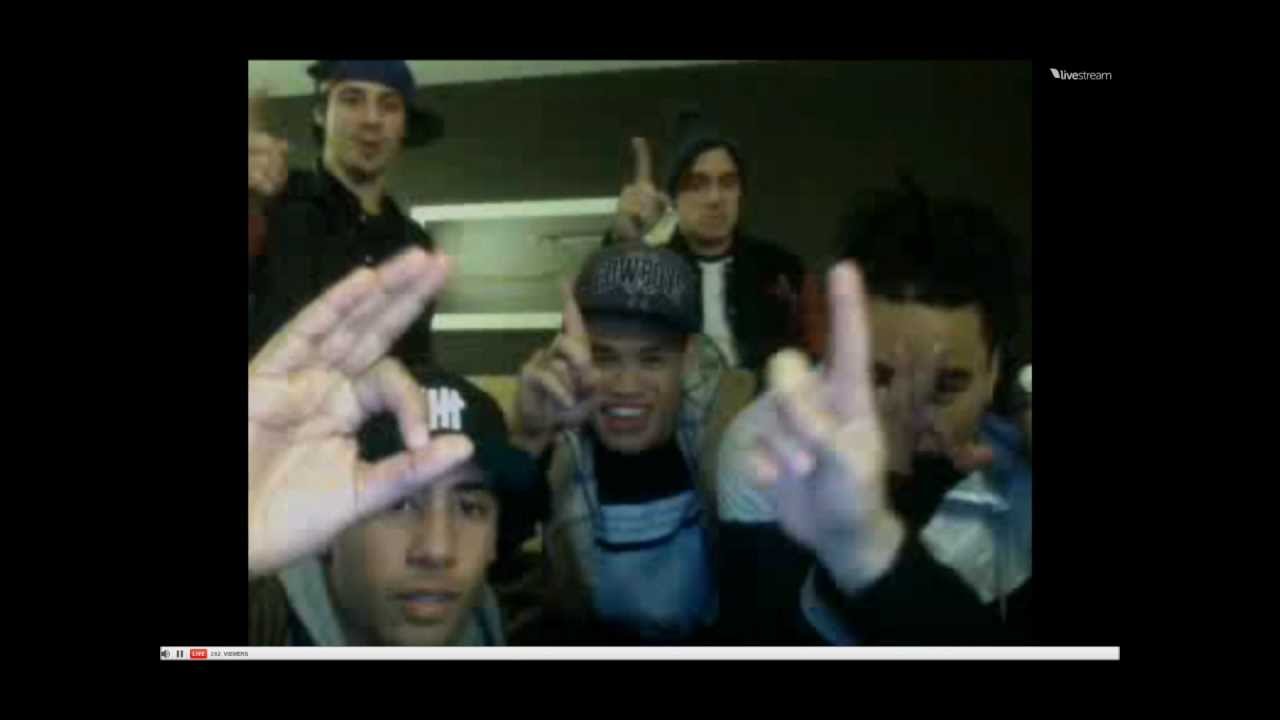 Justice Crew on Twitcam 29/6/12 Part 2/2