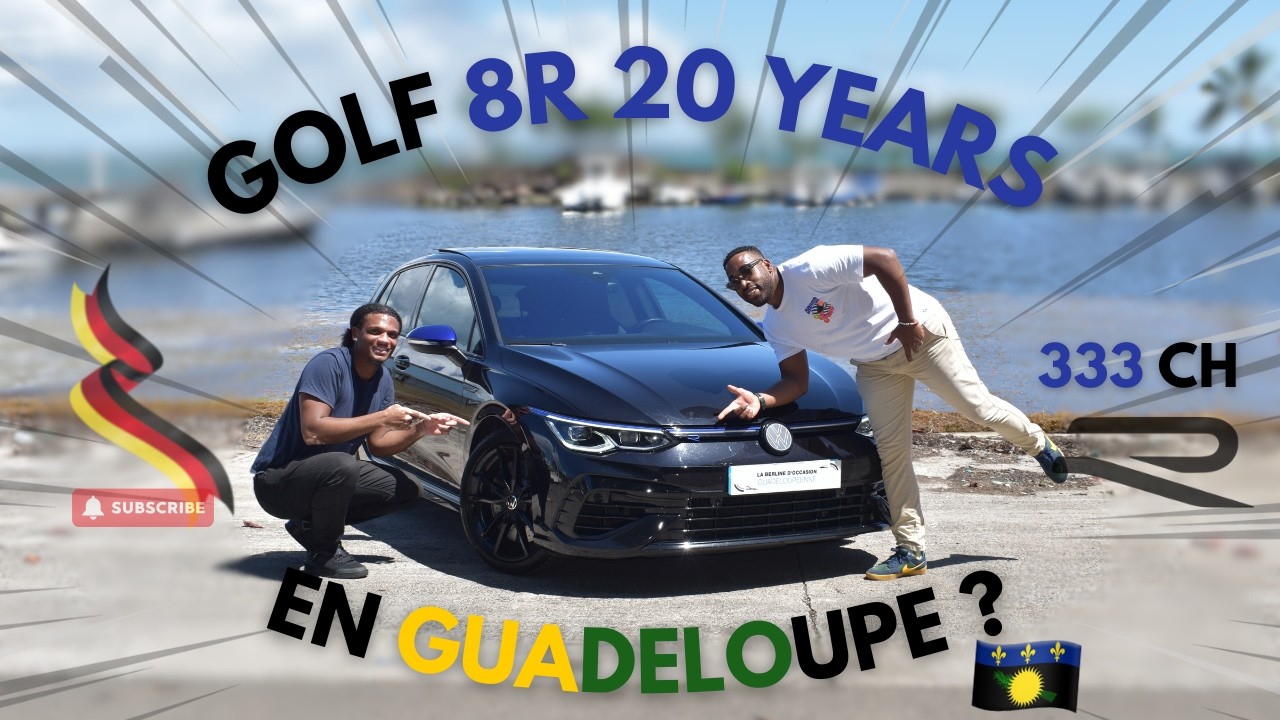333ch depuis la Guadeloupe💥… Cette Golf 8 R 20 Ans vaut le détour 🇩🇪➡️🇬🇵
