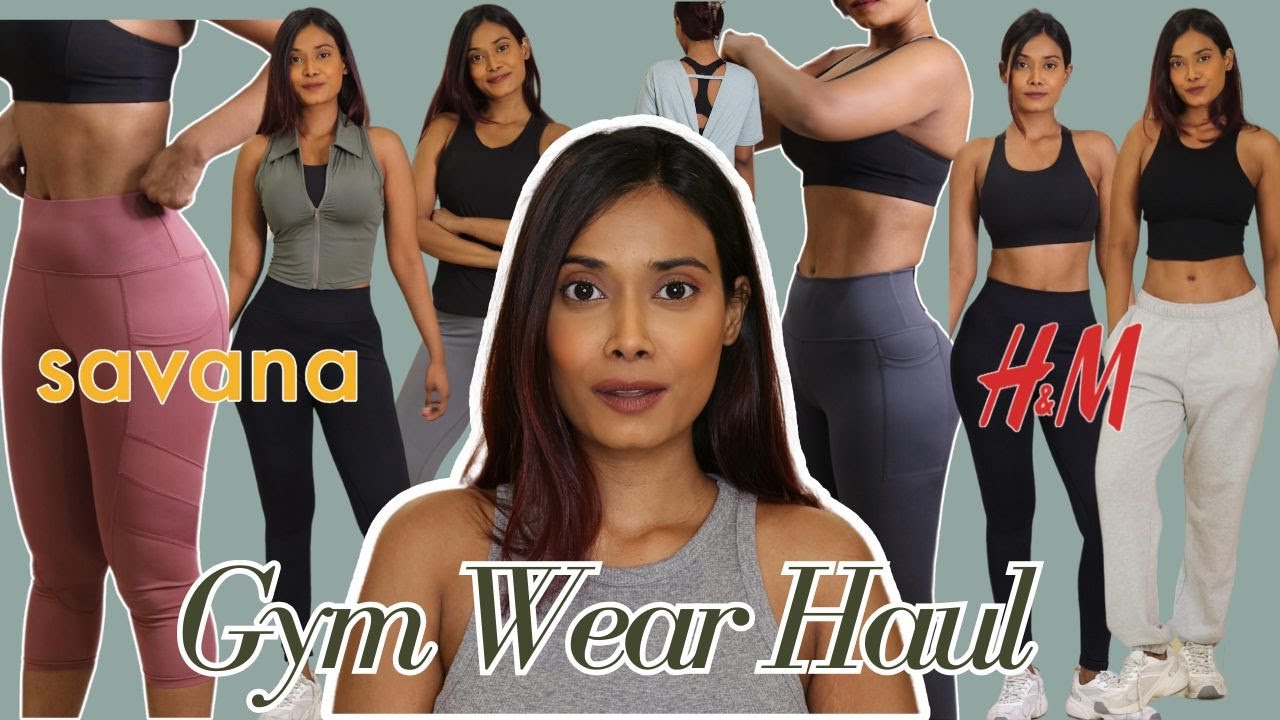 SAVANA & H&M Gym Wear Haul | Trendy & Comfy Activewear You NEED! 💪👗#savana #hmhaul #gymwear