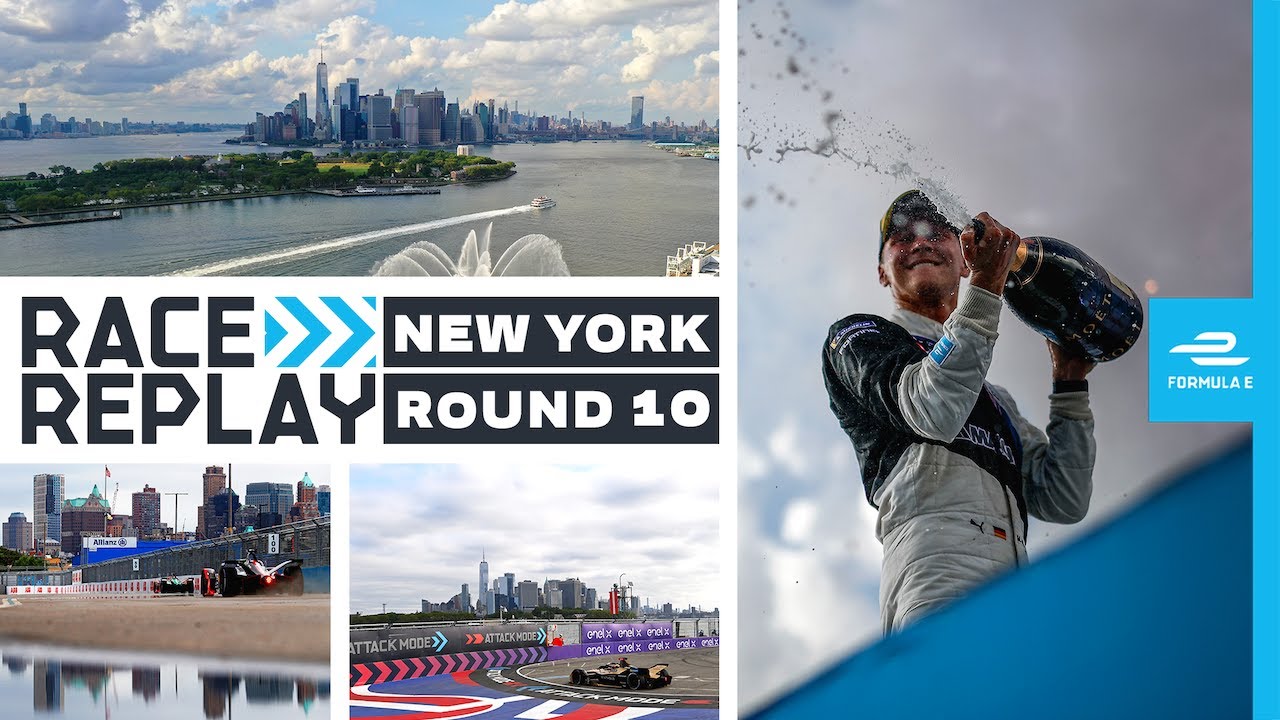 FULL RACE! Formula E - 2021 New York E-Prix | Round 10, Season 7