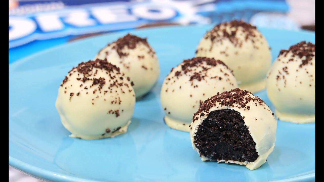 Trufas o Bombones de Oreo | Postre Riquísimo con solo 3 Ingredientes!