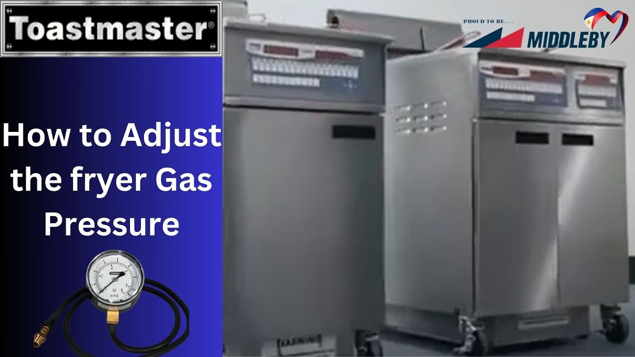 How to adjust the gas pressure on fryer tutorial DIY