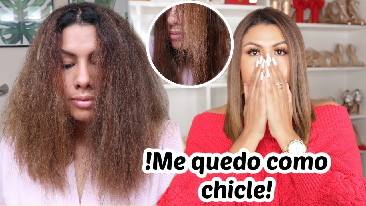 Me quemaron todo el cabello ,quedó como chicle 😢 Me hice un segundo cambio de Look