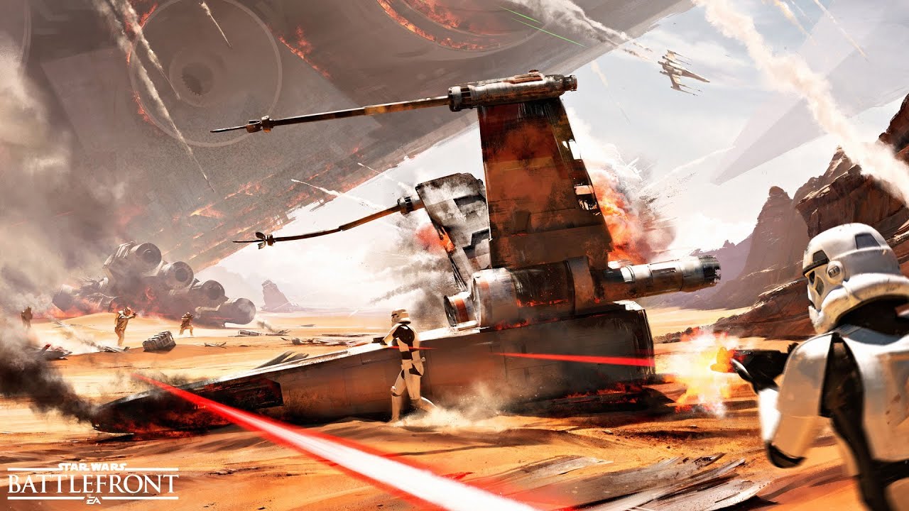 Walker Assault On Graveyard Of Giants | Battlefront 1(2015) Gameplay