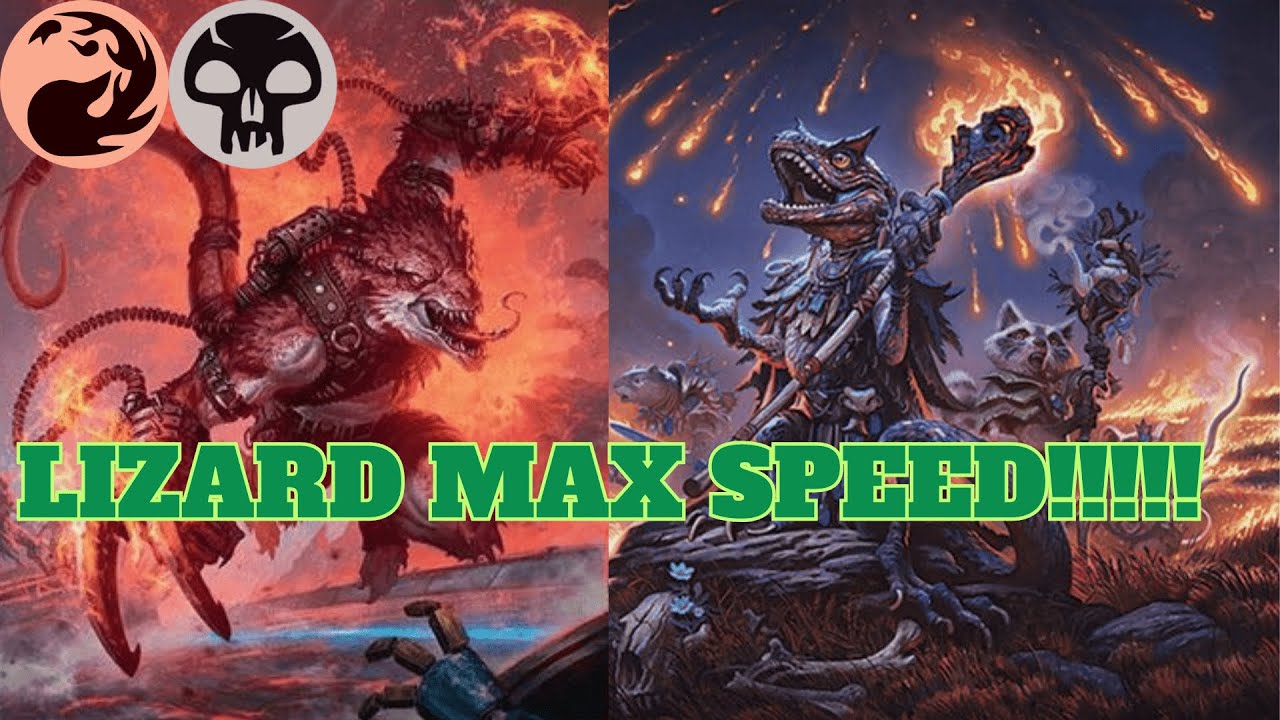 LIZARD MAX SPEED!!! - Red/Black Lizard - MTG Arena Standard Aetherdrift