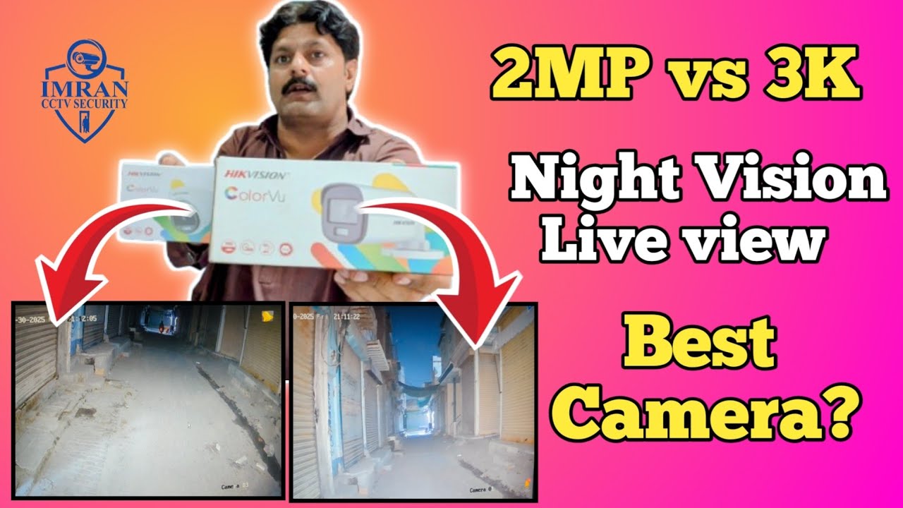 Hikvision 2MP ColorVu vs 3K ColorVu | Real Night Vision Test | Best CCTV Camera 2025