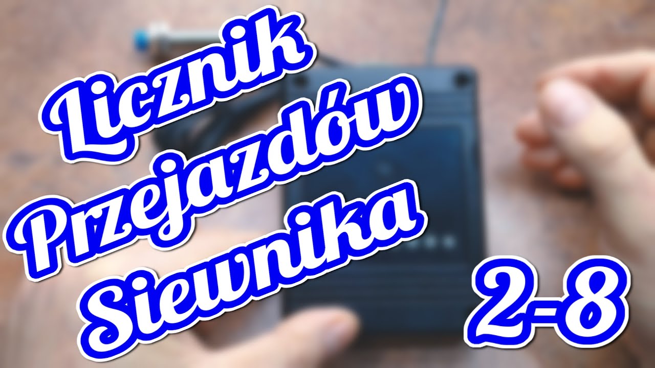 Licznik Przejazdów Siewnika zlicza z czujnika PnP lub przycisku od 2 do 8 ścieżek.