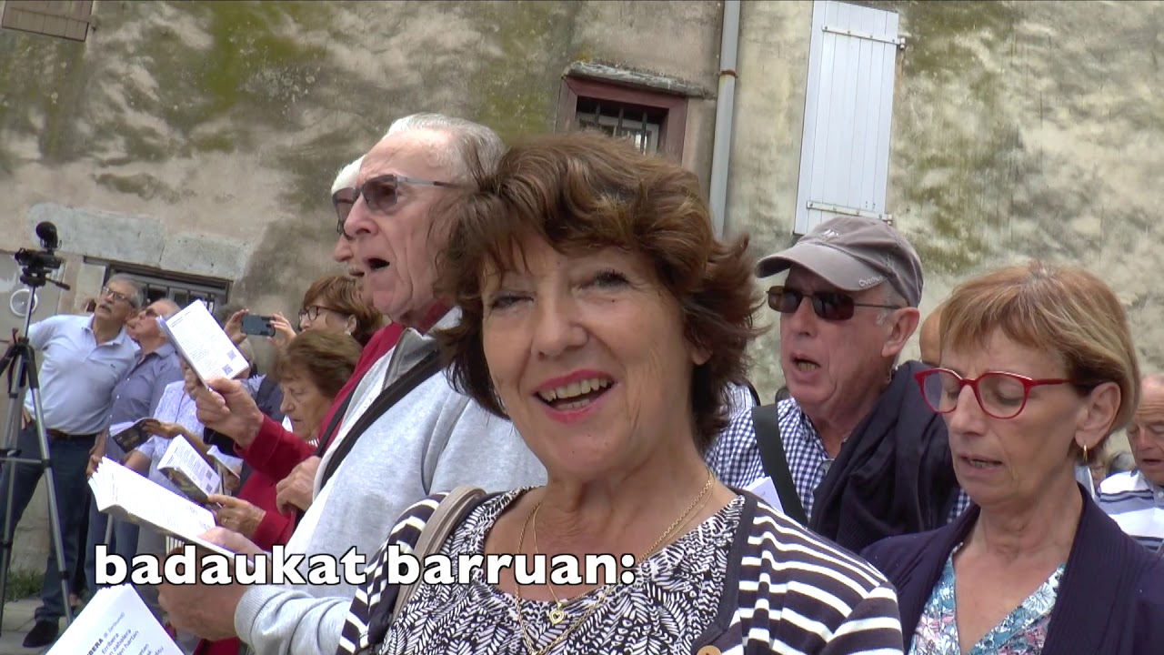 ERROTA  ZAHAR  MAITEA   -   Baionan kantuz  2019ko  Irailak  28