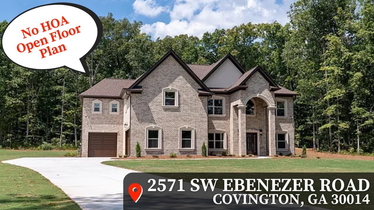 Living In Conyers, GA | 4-Sided Brick Home | Home Tour | Atlanta New Homes