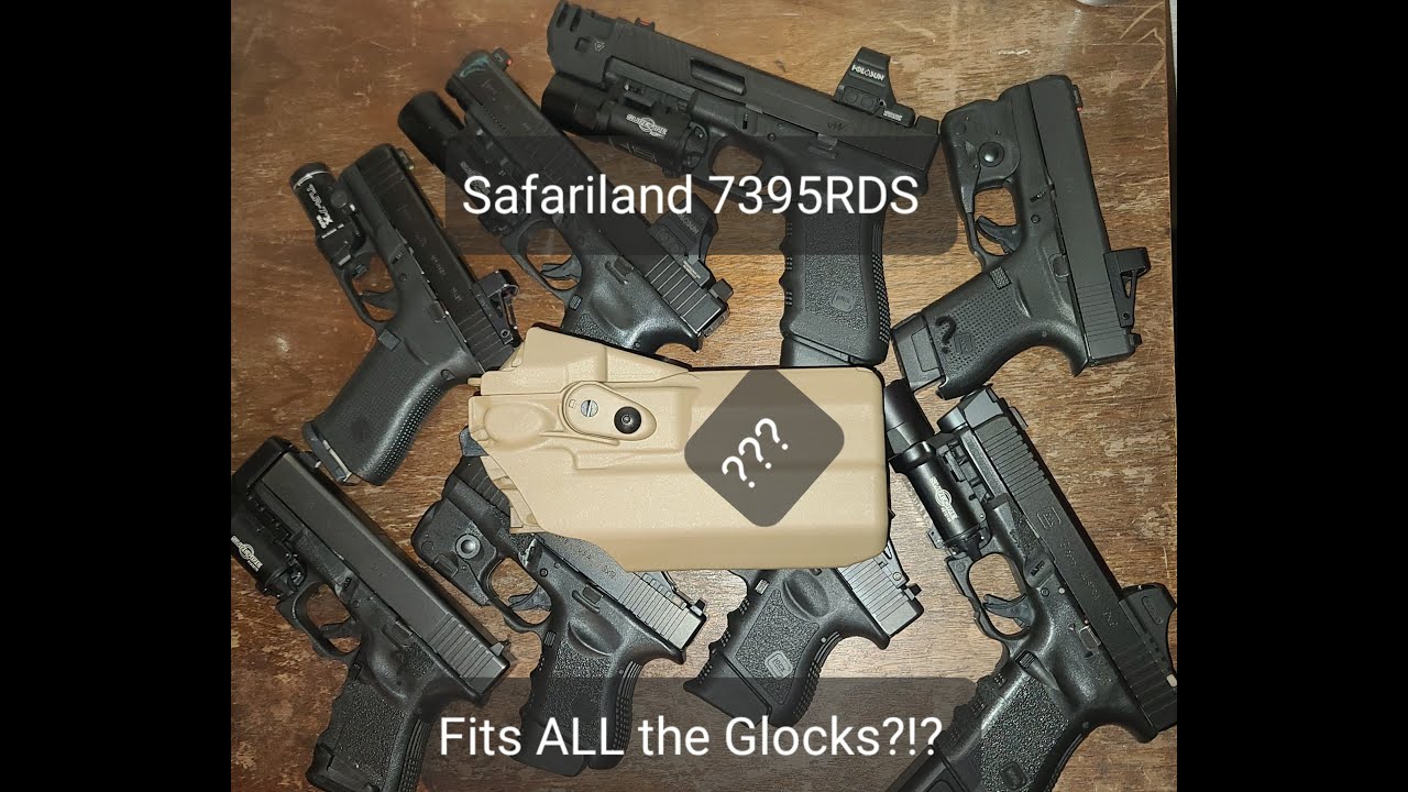 Сколько пистолетов Glock поместится в кобуру Safariland? | Полный тест на совместимость! #glock19...