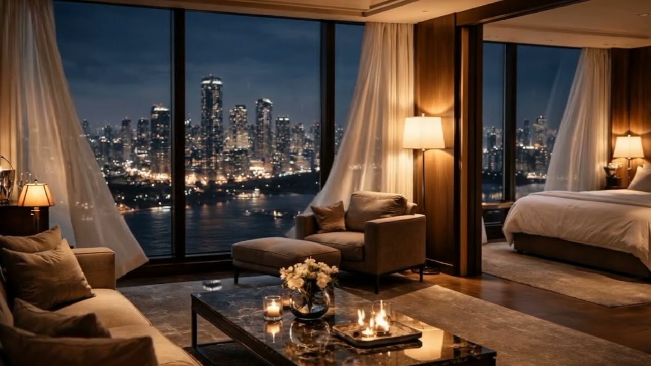 Hotel Night | Piano Lounge for City View Nights