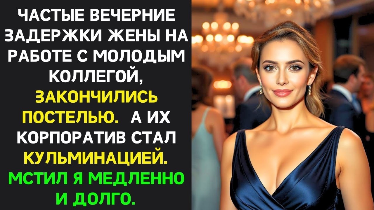 Задержки жены на работе с молодым коллегой закончились изменой. Моя месть была медленной и основател
