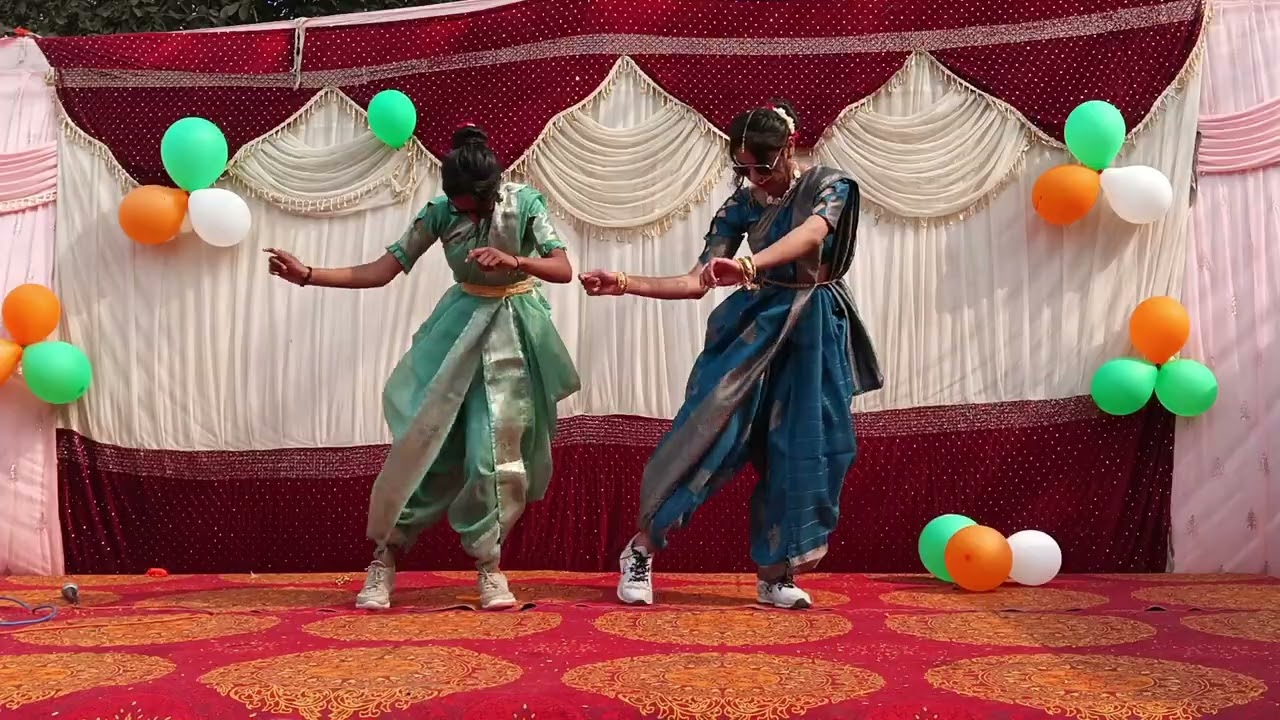 Best South Indian dance GNMS SARSALA school Riya & Laxmi 🏫🏫