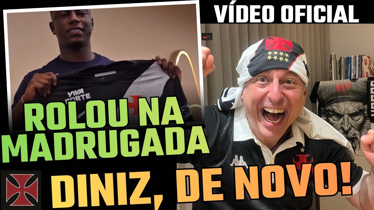 ÓTIMA NOTÍCIA NA MADRUGADA / VASCO CONTRATOU ATACANTE