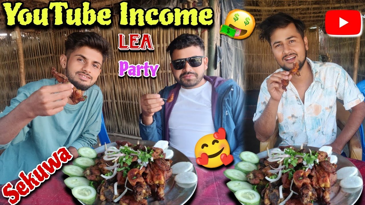 YOUTUBE को पैसाले SEKUWA PARTY खाइयो 🥰 YouTube Income💸Chicken Sekuwa😜 ||Sagar Vlog|| @SagarVlog-S