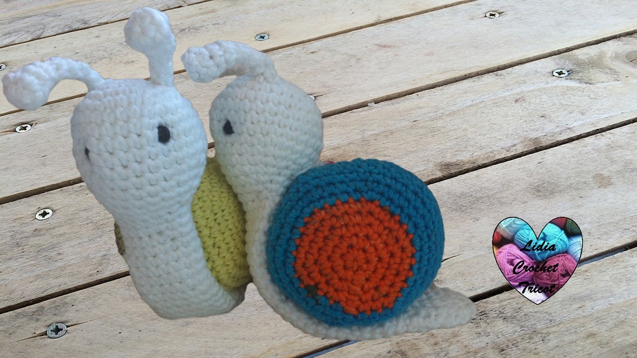 Amigurumi escargot crochet 1/2 / Amigurumi caracoles crochet
