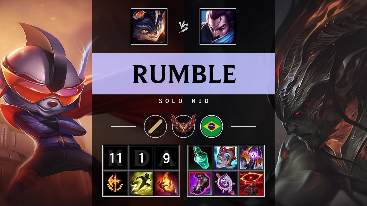 Rumble Mid vs Yasuo - BR Grandmaster Patch 25.17