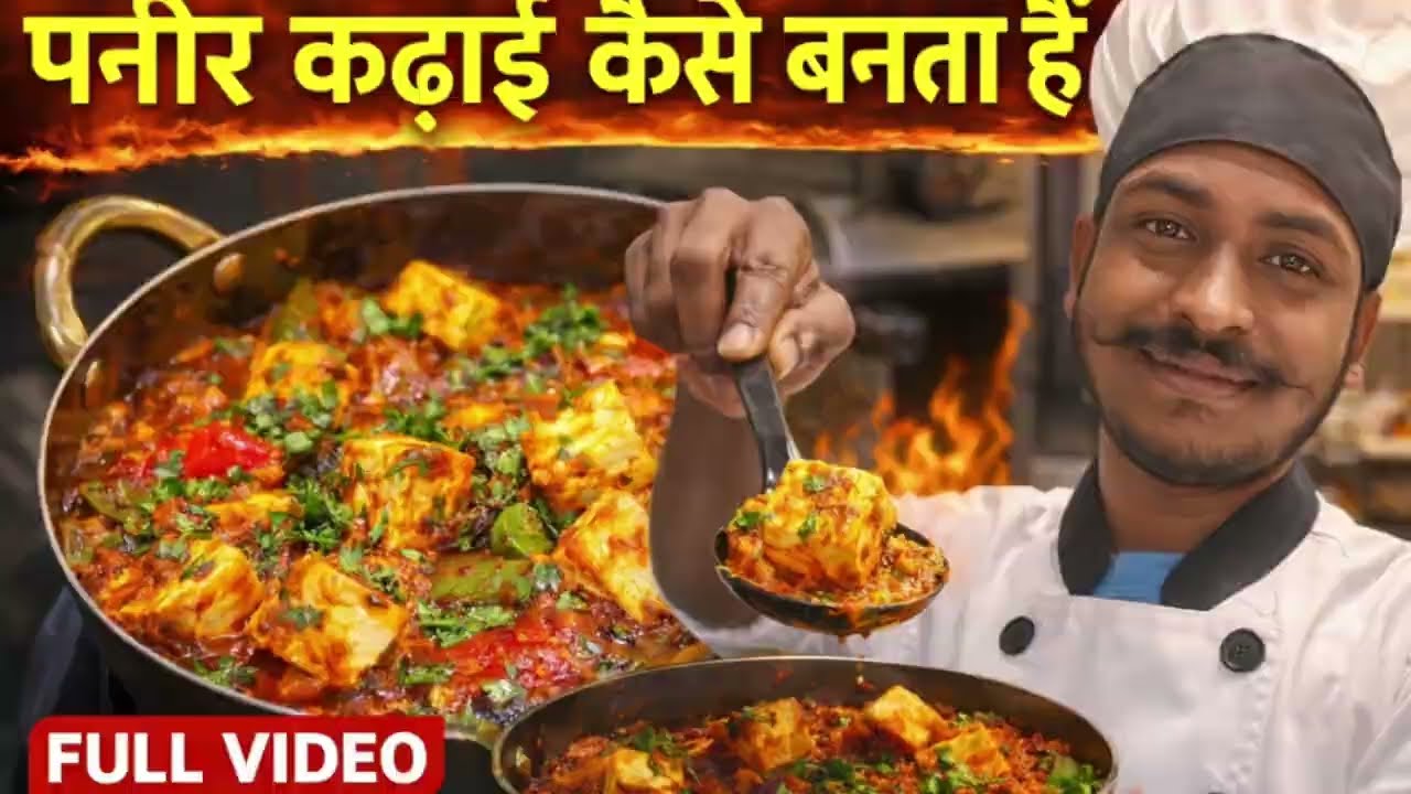 Paneer kadai recipe आपलोग पूरा video जरूर देखे #cheflife #public 