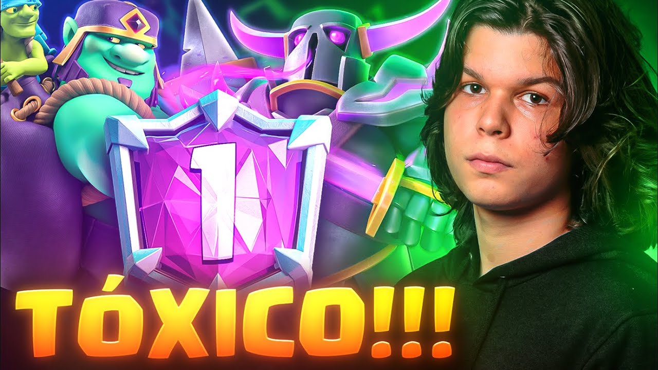 REVIVI O COMBO MAIS NOJENTO DA HISTÓRIA E PEGUEI TOP 1 GLOBAL NO CLASH ROYALE!