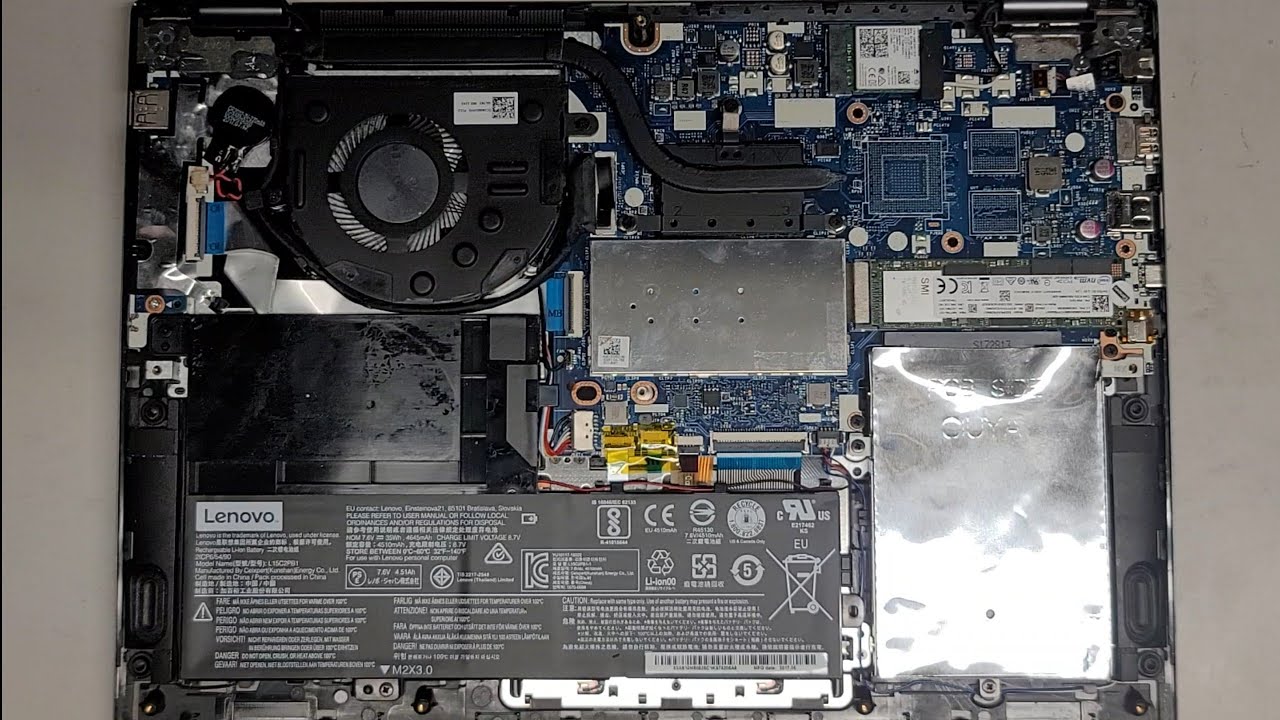 Lenovo Yoga 520 Disassembly RAM SSD Hard Drive Upgrade Replacement Repair