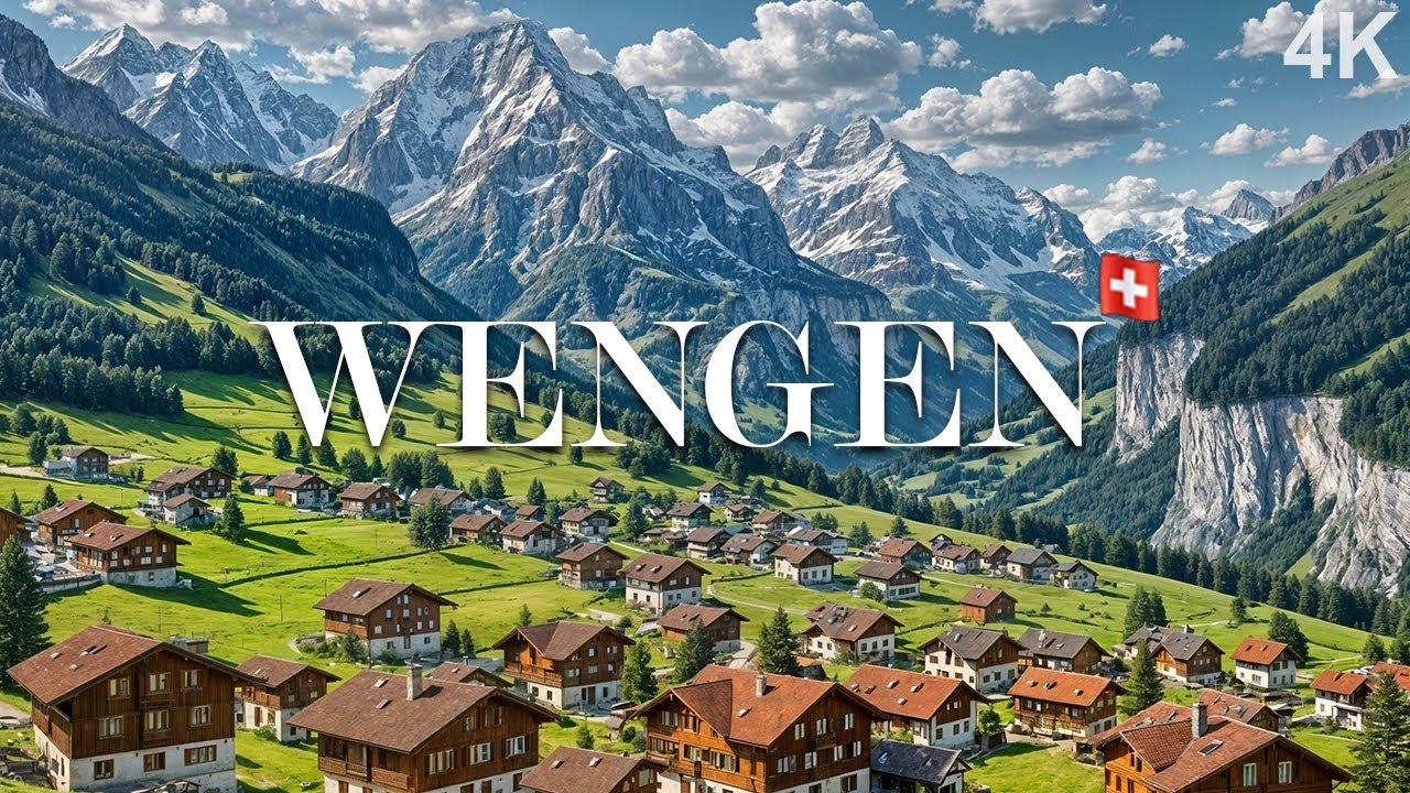 Is This the Most Beautiful Village in Switzerland? | Wengen Walking Tour 4K