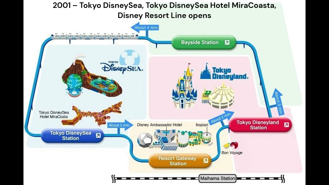 Mapping Tokyo Disney Resort's Evolution