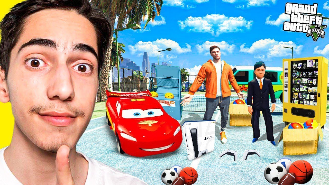 تمام آرزو برادر کوچکم رو تو جی تی ای برآورده کردم 🤗🛍 GTA 5 RP Dream Brother