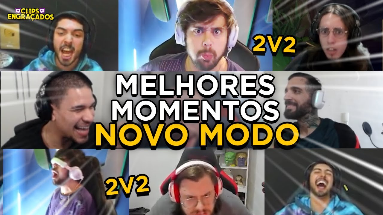 ESSE NOVO MODO DEIXOU TODOS OS STREAMERS MALUCOS - MELHORES DO 2V2 (JUKES, YODA, BRTT)
