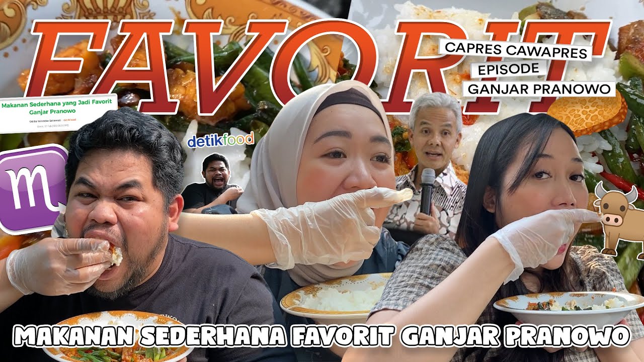 MAKANAN FAVORIT CAPRES EPS. GANJAR PRANOWO ‼️ MASAKAN RUMAHAN BANGET🥰