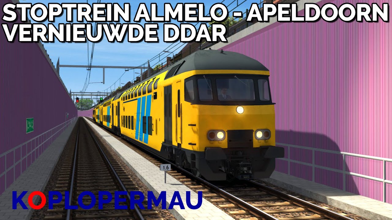 Train Simulator Classic: Vernieuwde DDAR als Stoptrein van Almelo naar Apeldoorn!