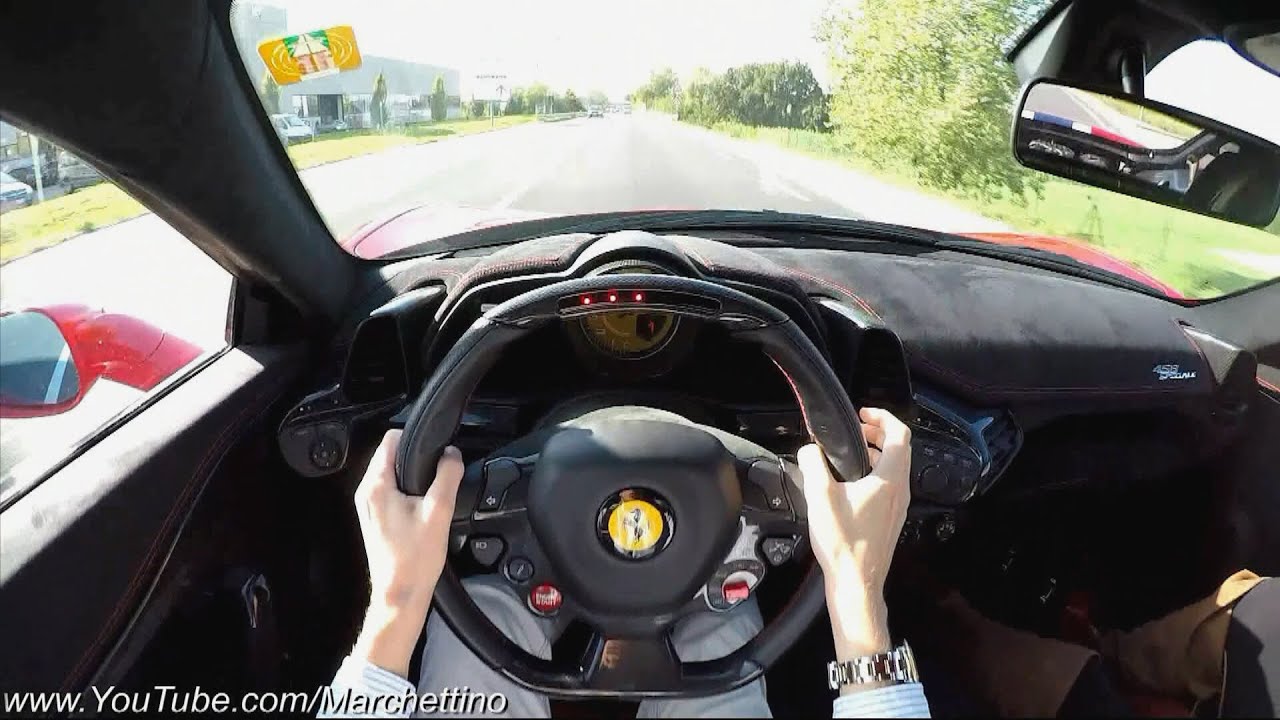 YOU Drive the Ferrari 458 Speciale FAST! - POV Test Drive