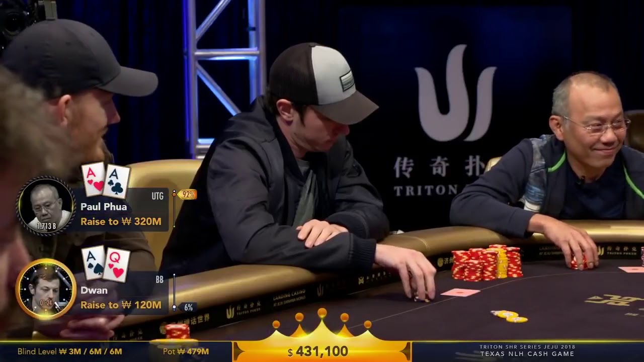 Tom Dwan Playing the BIGGEST Televised Pot Ever, 2.35 Million | Triton Poker