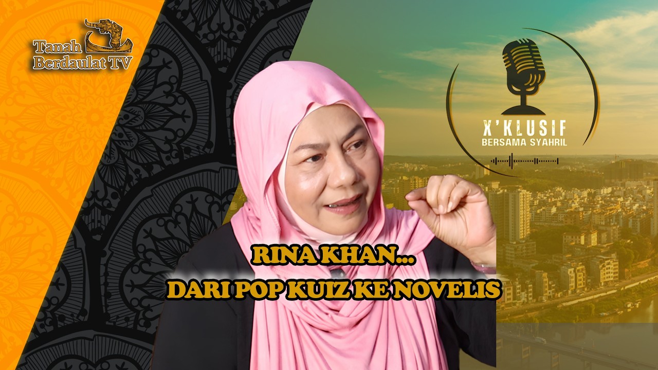 RINA KHAN...DARI POP KUIZ KE NOVELIS