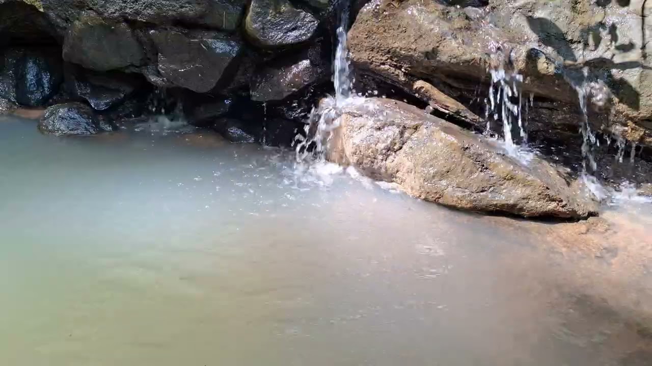 Gentle Mossy Waterfalls - 1Hour of Relaxing Water Sounds - No Music or Birds