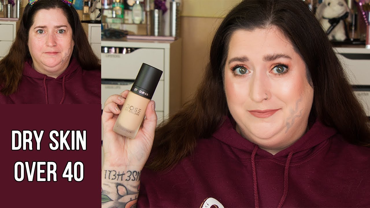 DOSE OF COLORS MEET YOUR HUE FOUNDATION | Dry Skin Review & Wear Test