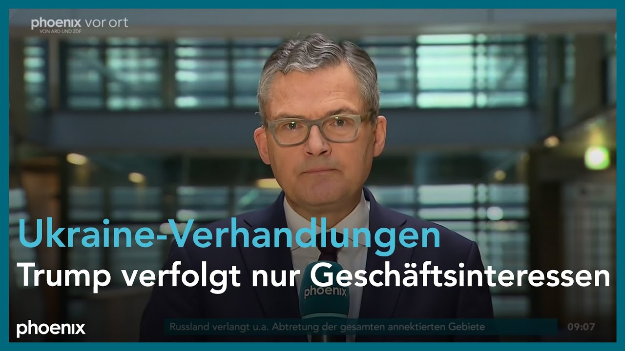 phoenix tagesgespr&auml;ch mit Roderich Kiesewetter zur Ukraine am 02.12.25