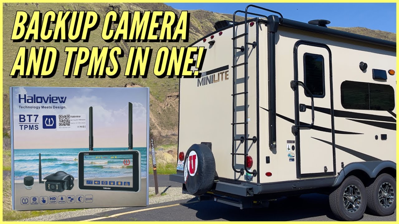 HALOVIEW BT7 WITH TPMS REVIEW | RV BACKUP CAMERA AND TPMS IN ONE !