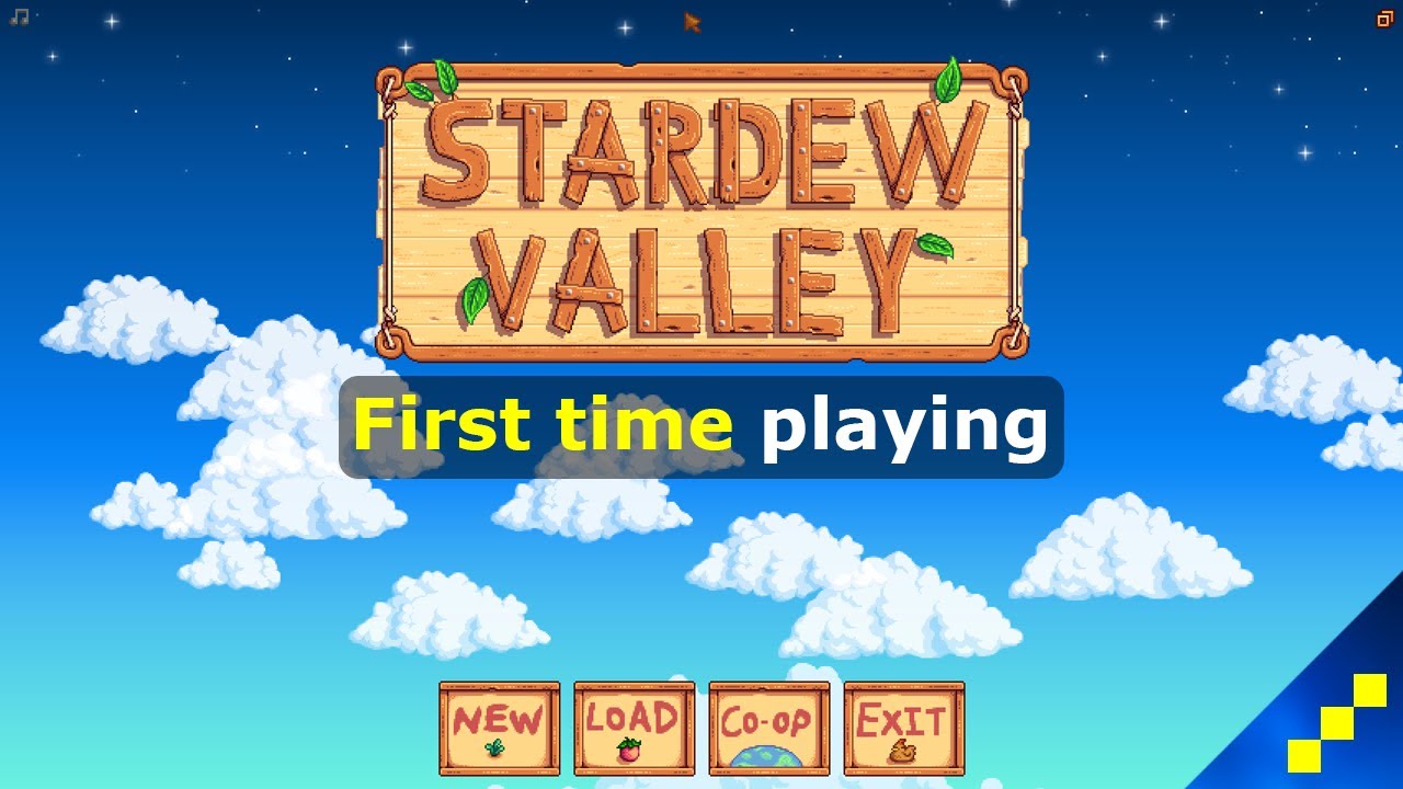 Playing STARDEW VALLEY for the first time!