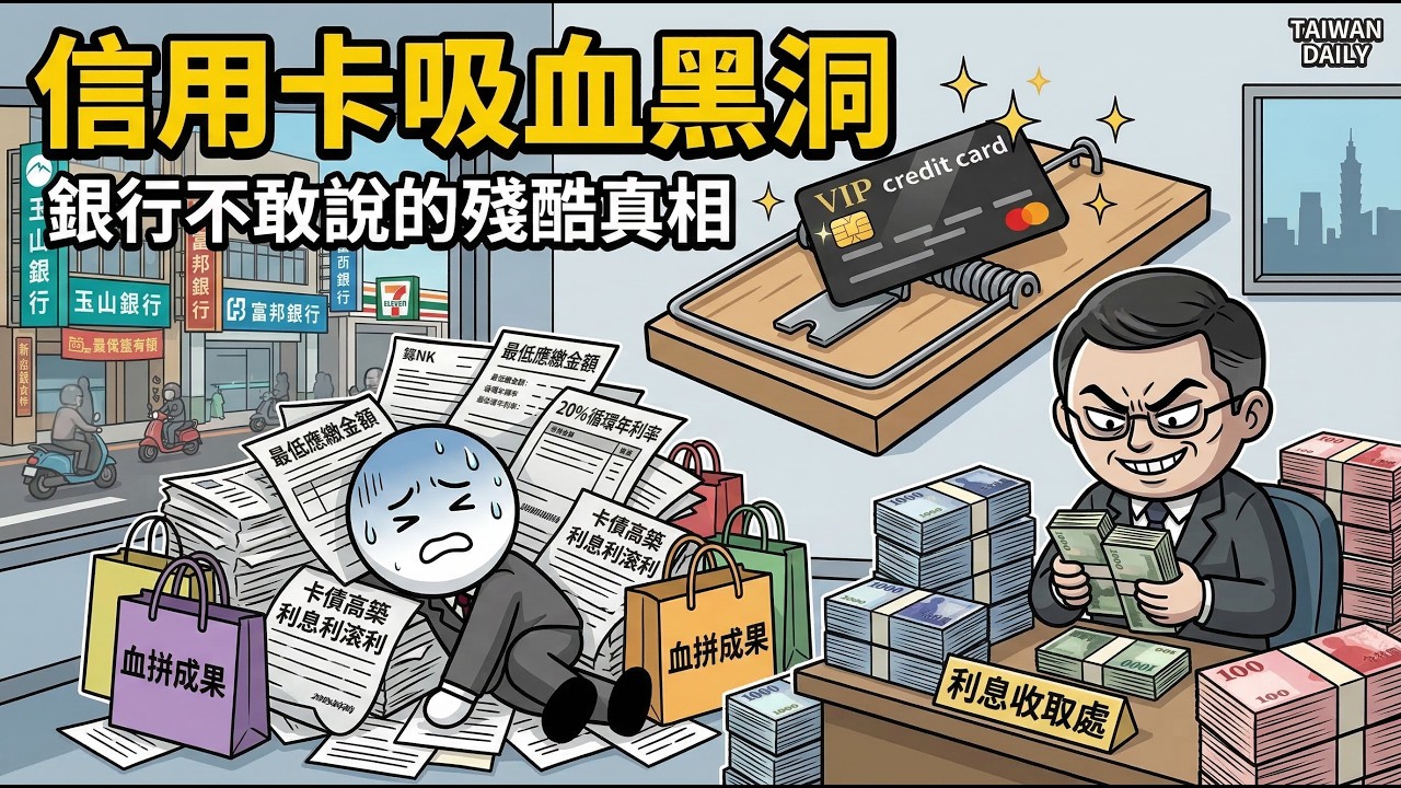 為了3%回饋多花好幾萬？殘酷揭露信用卡「吸血」底層邏輯！再刷注定窮一輩子