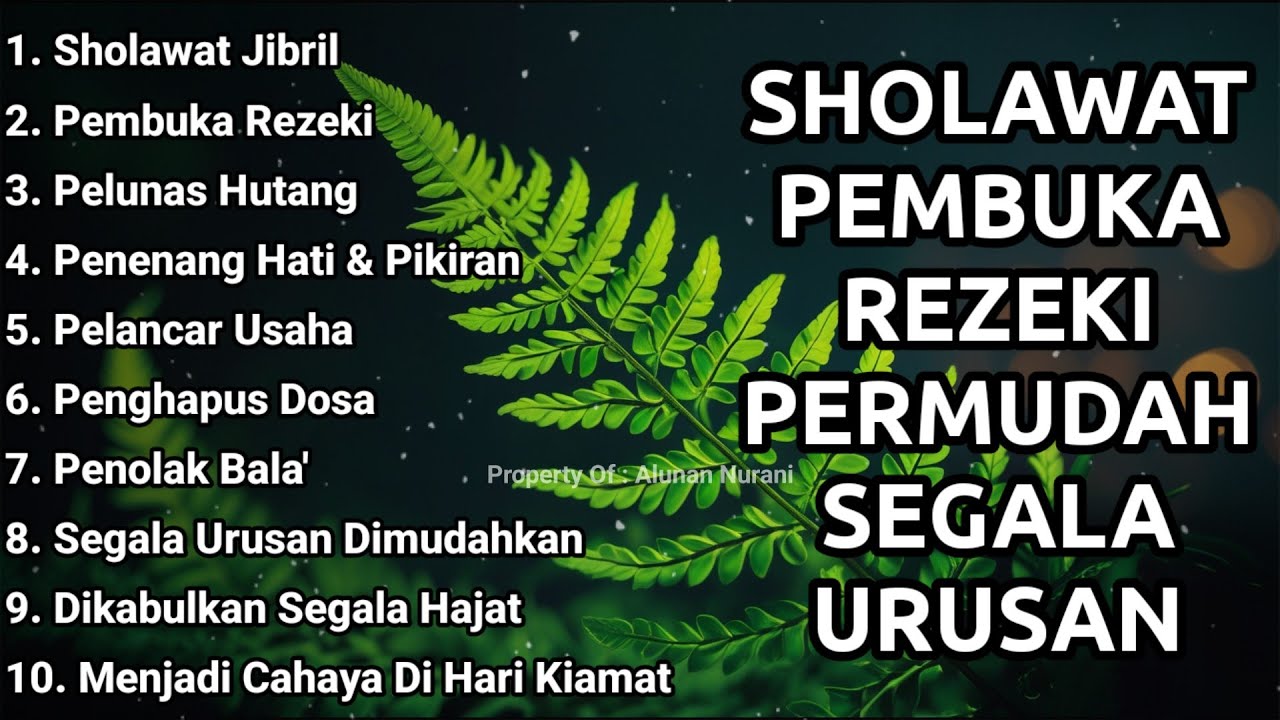 SHOLAWAT JIBRIL PEMBUKA PINTU REZEKI - SHOLAWAT PENYEJUK HATI TERBARU 2026