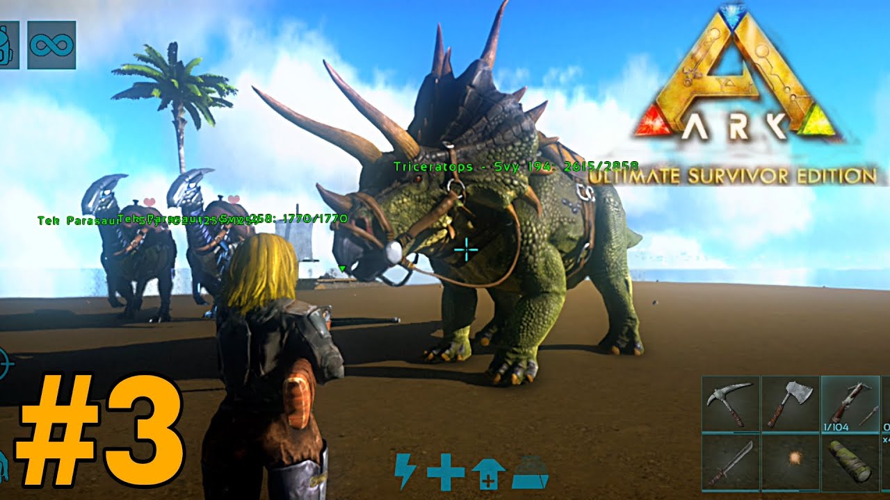 130 Seviye Trike evcilleştirme • Ark Ultimate Survivor edition • Bölüm 3
