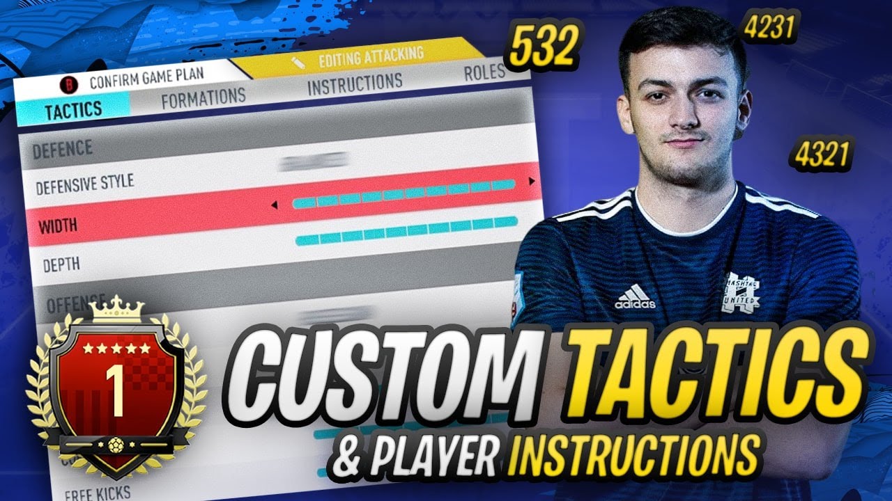 HASHTAG HARRY 30-0 BEST CUSTOM TACTICS & PLAYER INSTRUCTIONS!! FIFA 20 FUT Champs w/ A Silver Team!!