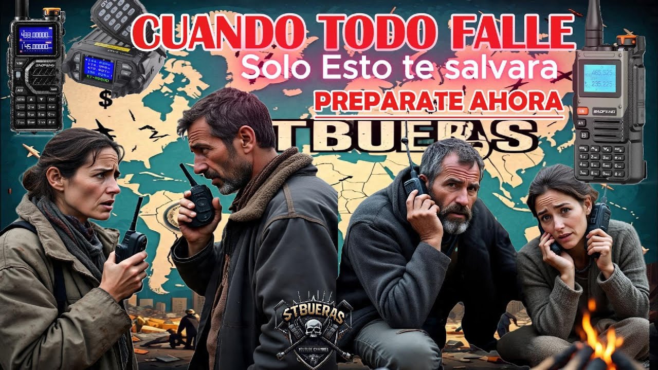 CONSIGUE un RADIO VHF UHF walkie AHORA cuando TODO FALLE sera MUY TARDE preparate YA