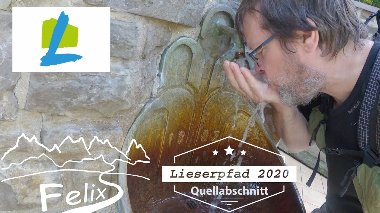 Lieserpfad Teil 1: Quellabschnitt Boxberg bis Daun mit Sauerbrunnen / Sprudelwasserquellen