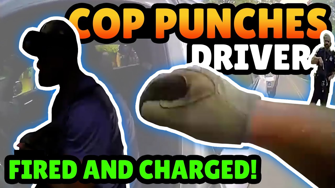 Cop Punches and Chokes Man - FIRED and CHARGED!