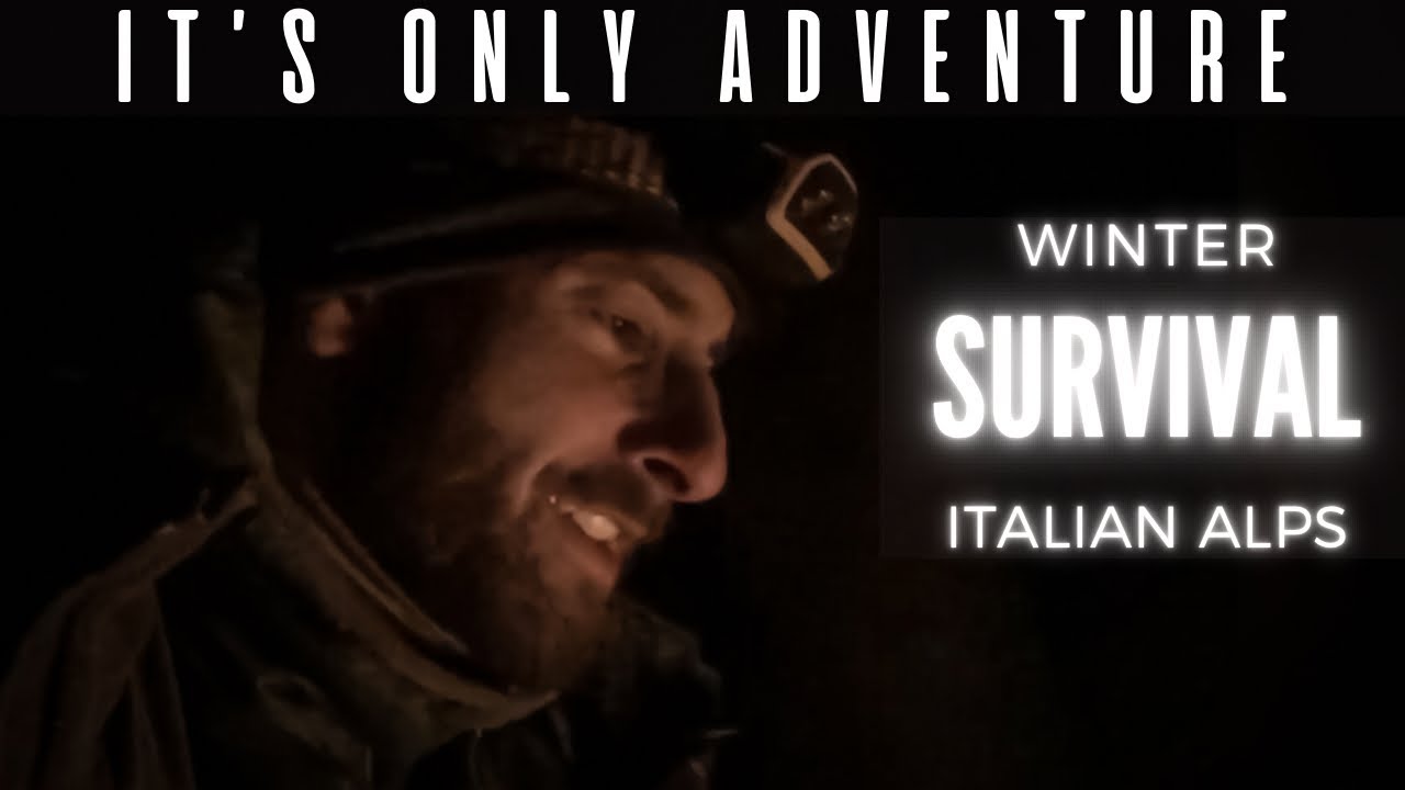 Solo Winter Survival Challenge - Passo la notte d'inverno nel bosco senza materiale da bivacco