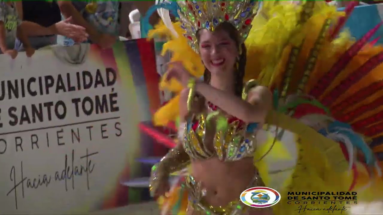 Carnaval de Santo Tomé: Desfile de comparsa Fon Fon 2da noche